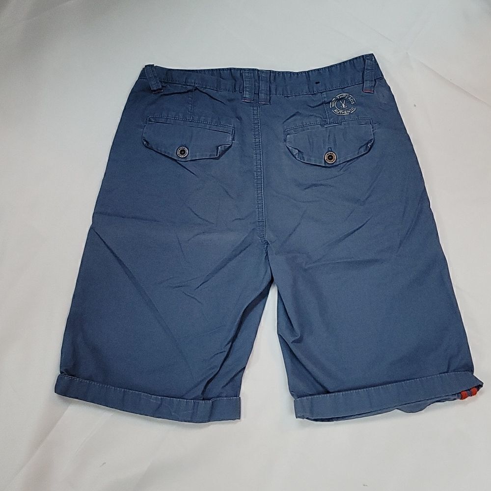 Boys Nine Threads Blue Shorts - Picture 2 of 10